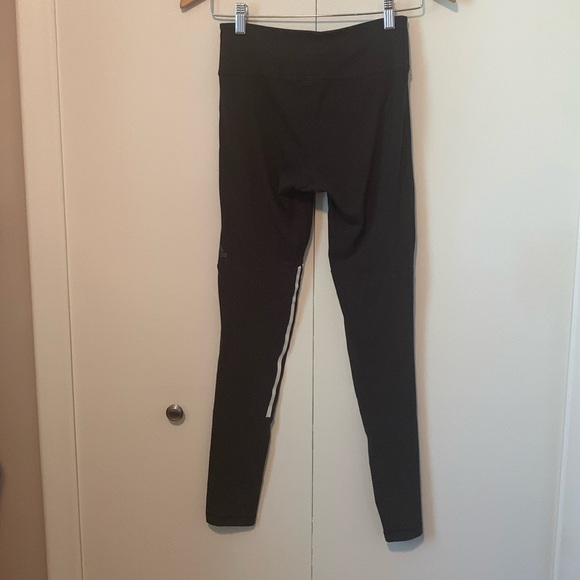 Adidas Black & White 3 Stripes Athletic Leggings Size Small - Picture 4 of 8